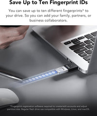 Lexar F35 Pro Fingerprint USB key 128GB