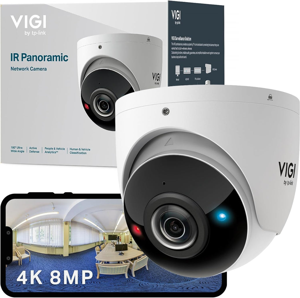 TP-LINK VIGI 8MP IR PANO TURRET NETWORK CAMERA