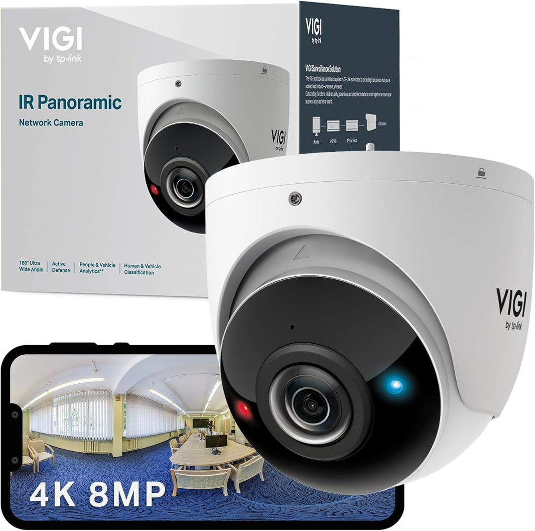 TP-LINK VIGI 8MP IR PANO TURRET NETWORK CAMERA