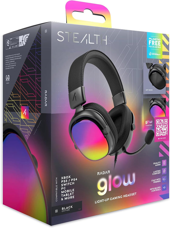 Stealth RADAR Gaming Headset Glow Black