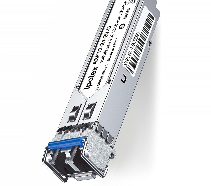 Cisco compatible (GLC-LH-SM GLC-LH-SMD ONS-SC-GE-LX SFP-GE-L) 1.25G SFP 1310nm 10KM Transceiver LC Connector for SMF with