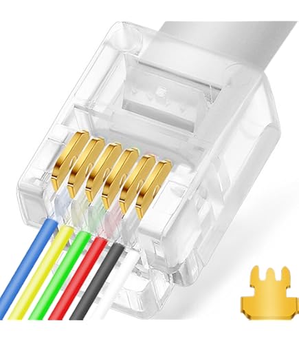 Titan RJ22 PLUG 4P/4C (10PK)