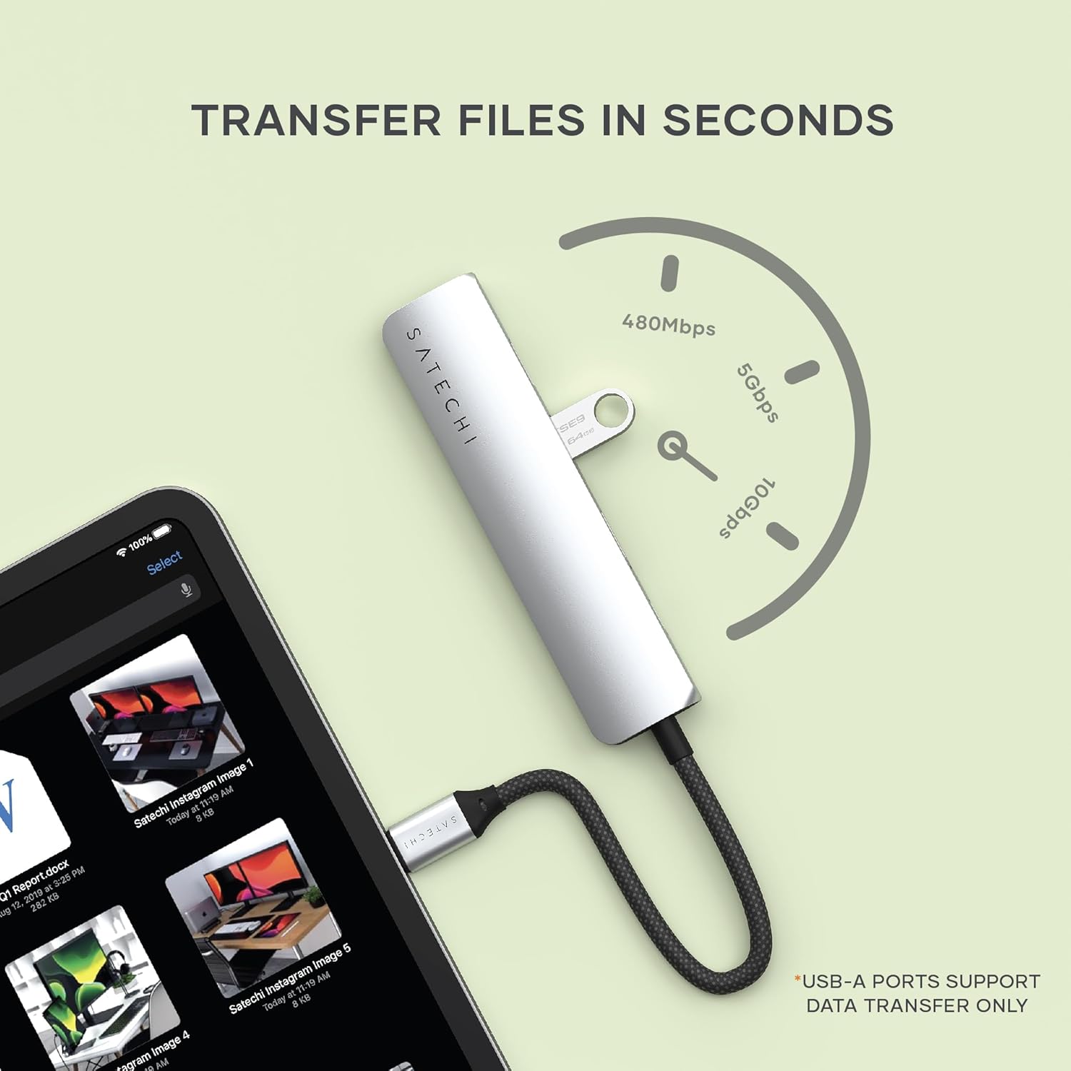 Satechi 6-in-1USB-C MultiportAdap SpGrey