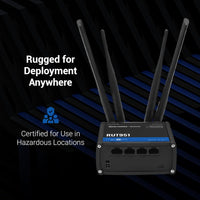 Teltonika Networks RUT951 WiFi/4G Industrial Ethernet Cellular Router with EU PSU