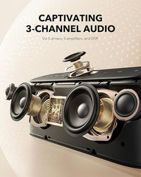 Anker Motion X600 Stereo  audio conference Grey 50 W