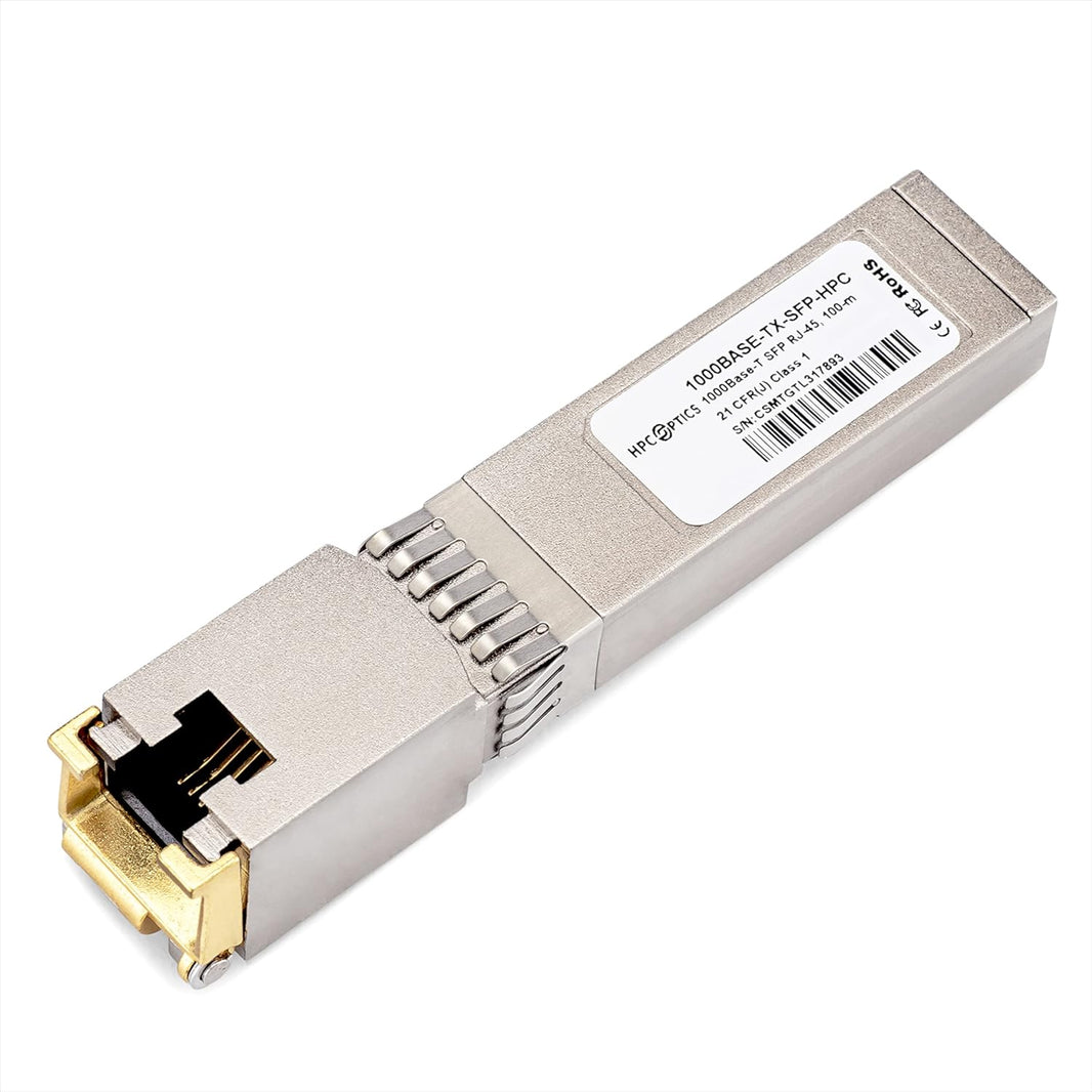 Cisco compatible (DS-SFP-GE-T GLC-T ONS-SE-ZE-EL GLC-TE) 1000Mbps Copper SFP 100M Transceiver RJ-45 Connector for Copper