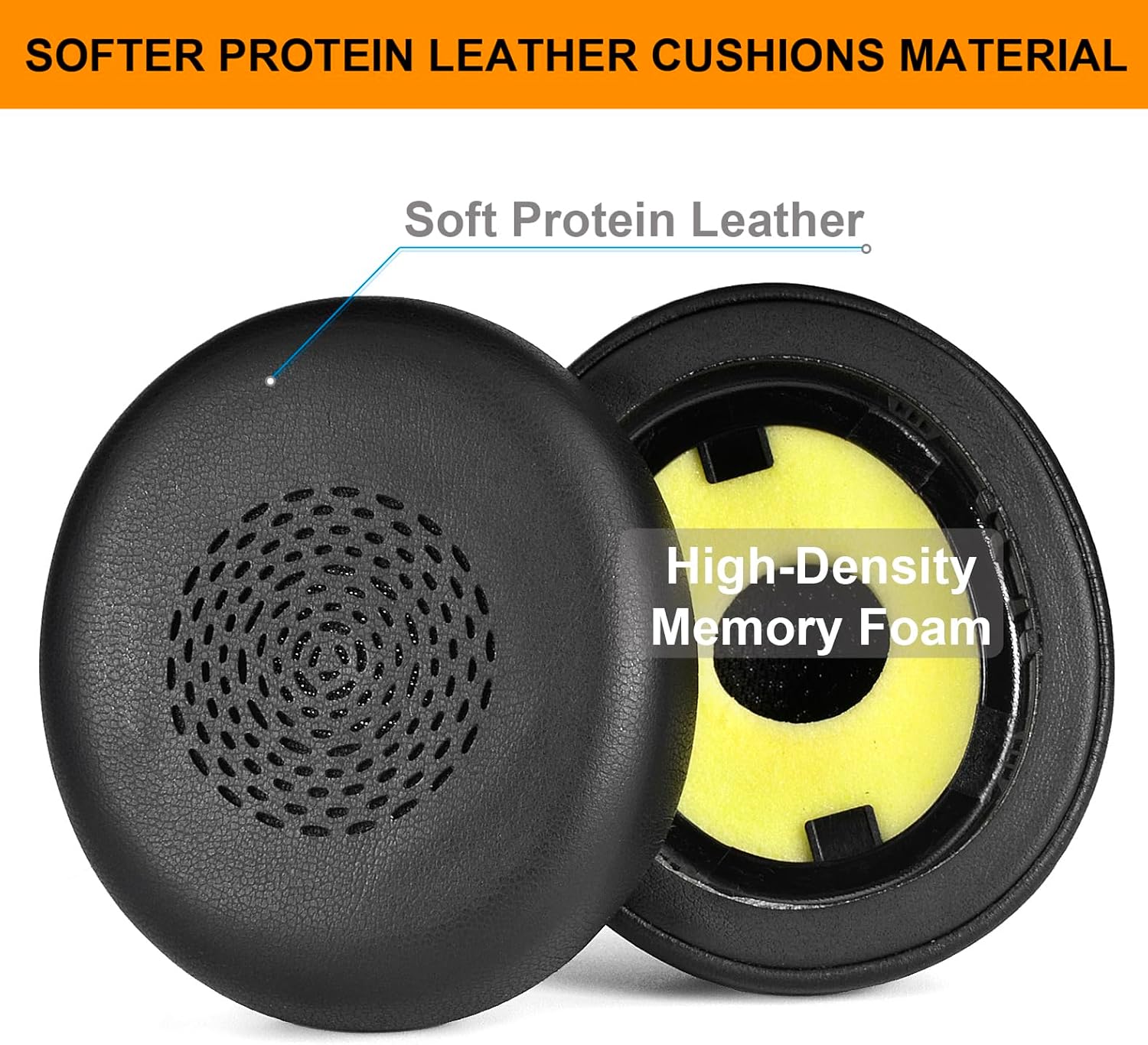 Jabra Evolve2 75 Ear Cushion Black version 1 Pair