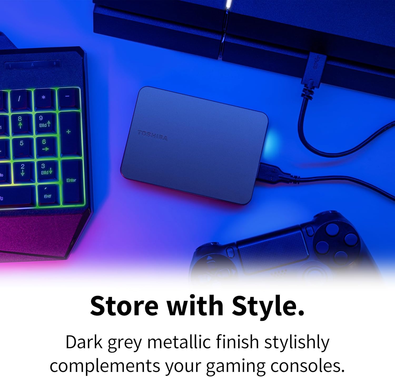Toshiba Canvio Gaming 2TB Dark Grey