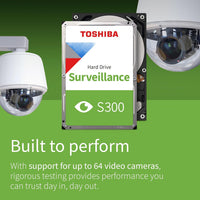 Toshiba TOSHIBA S300 6TB SURVEILLANCE 3.5 HDD