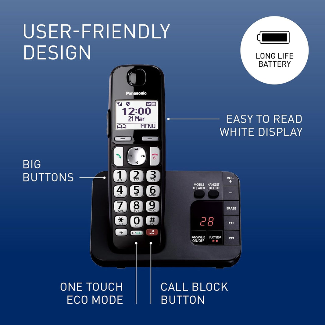 PANASONIC KX-TGE822EB TWIN
