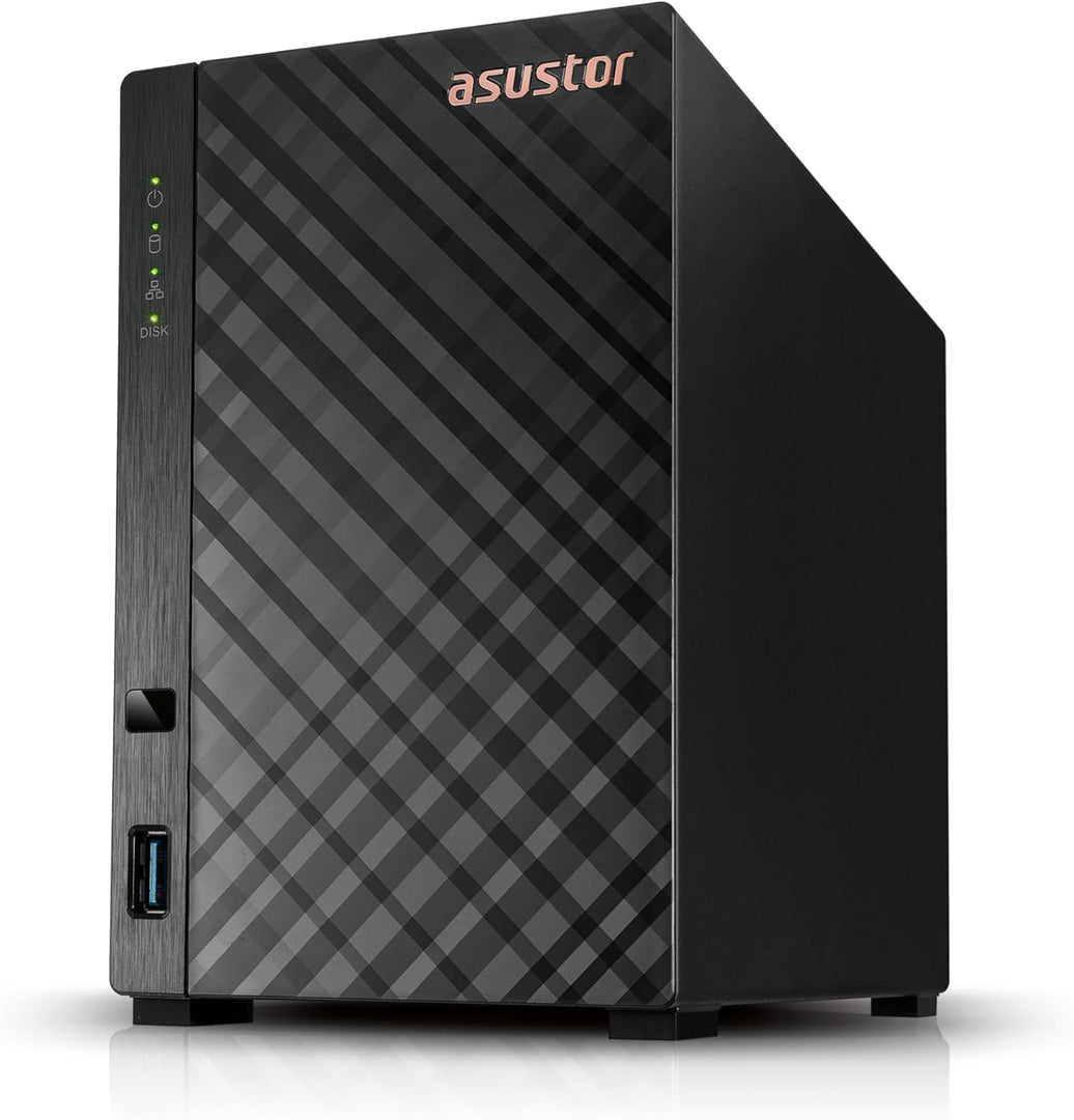 Asustor AS1102TL Drivestor 2 Lite 2 Bay NAS Quad-Core 1.7GHz CPU 1GbE Port 1GB DDR4 (Diskless)