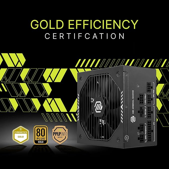 MSI 750W GOLD F/M MAG A750GLS PCIE5