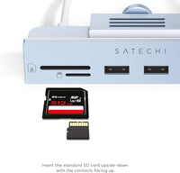 Satechi USB-C Clamp Hub 24" iMac Blue