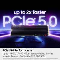 Samsung 9100 PRO PCIe 5.0 4TB Heatsink