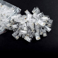 TEMPO OPEN-PASS CAT5E PLUGS 25PK