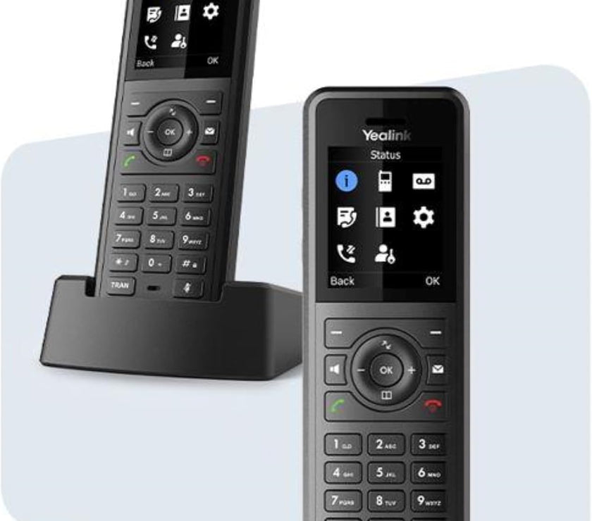 Yealink W57R IP phone Black 2 lines TFT