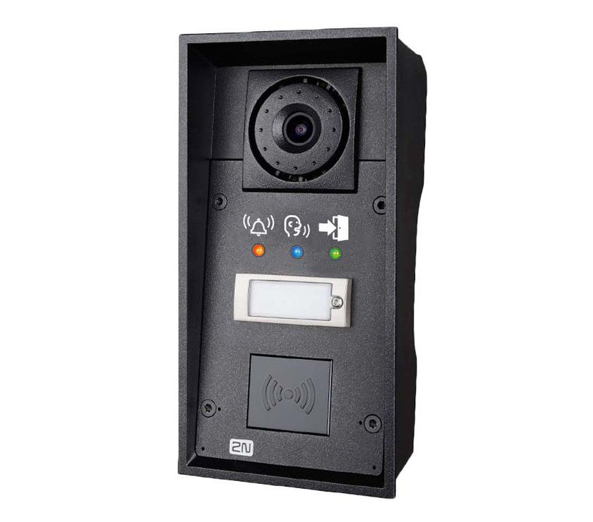 2N IP Force with 1 Button, Pictograms, RFID Reader Slot and 10W Speaker