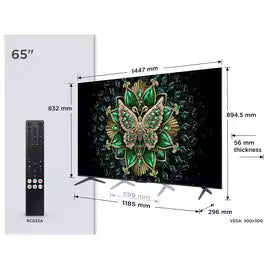 TCL 65 Inch 65C6K Smart 4K UHD HDR Mini LED TV