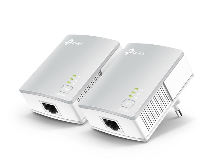 TP-Link TL-PA4010 KIT - Starter Kit - powerline adapter kit HomePlug AV (HPAV) - wall-pluggable (pack of 2)