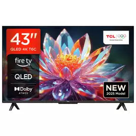 TCL 43 Inch 43T6C Smart 4K UHD HDR QLED Freely TV