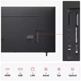 LG 65 Inch 65NANO80A6B Smart 4K UHD HDR NanoCell TV