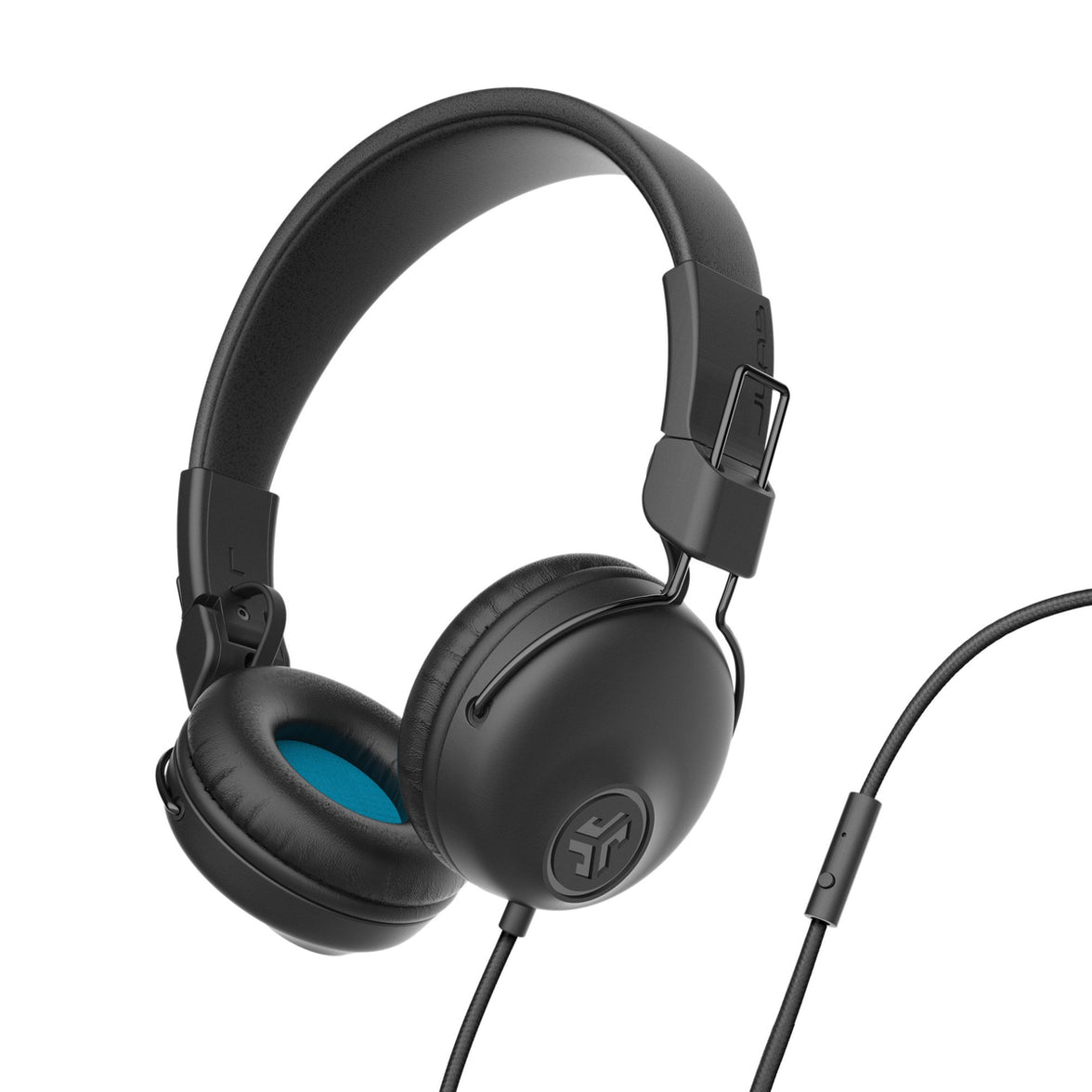 JLab Studio Wired On Ear Headphones Black