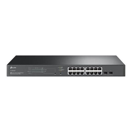TP-Link JetStream TL-SG2218P V1.60 - Switch - smart - 16 x 10 100 1000 (PoE ) 2 x SFP - rack-mountable - PoE (150 W)