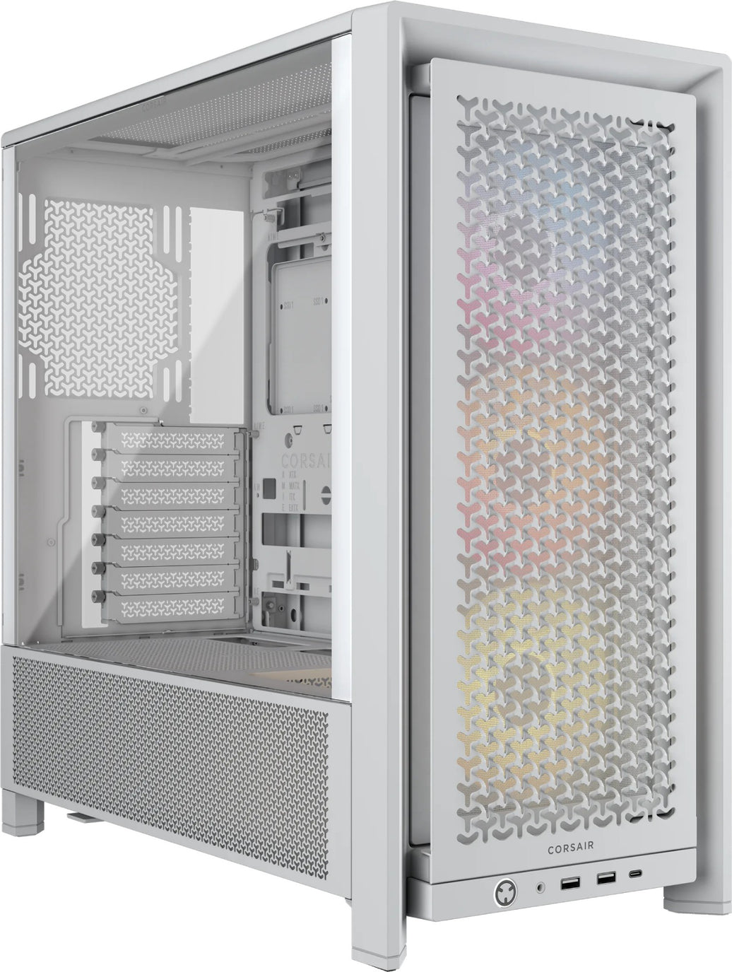 CORSAIR 4000D FRAME RS ARGB WHT MID CASE