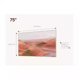 TCL NXTVISION 75Inch 75A300W Smart 4K UHD HDR QLED TV