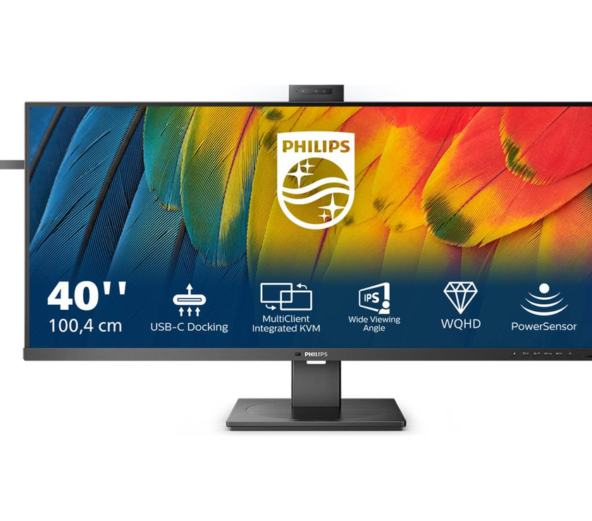 40 IPS DQHD 100W USB C Docking Webcam