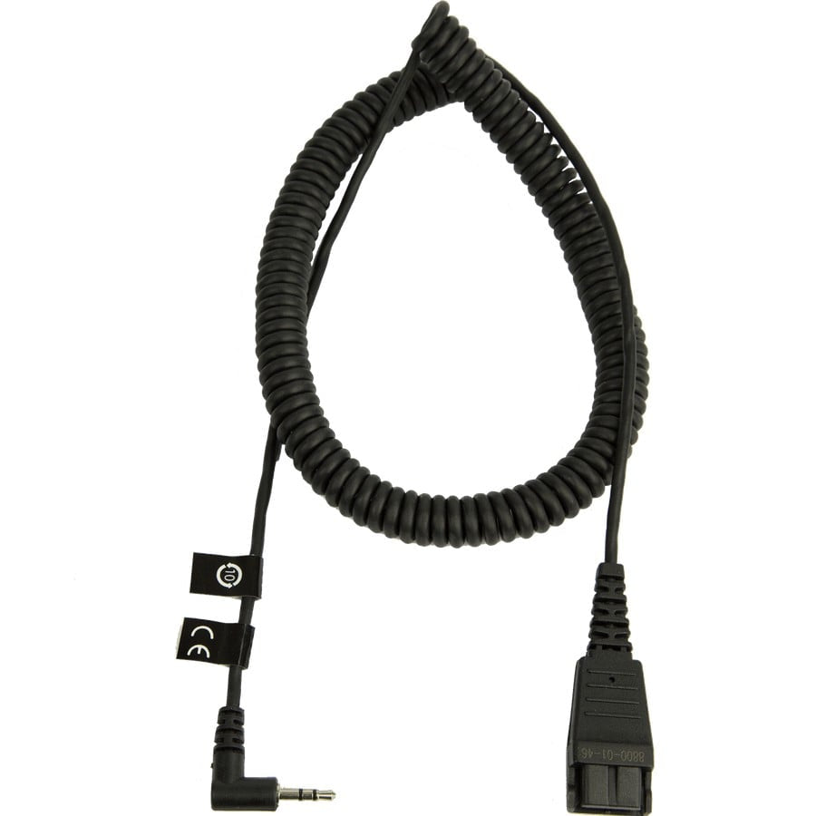 Jabra QD Cord - 2.5mm Coiled Panasonic