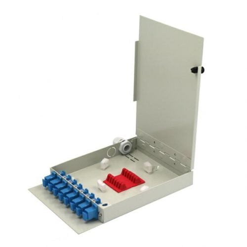 TITAN 2 PORT LC MM WALL BOX 8XFIBRES