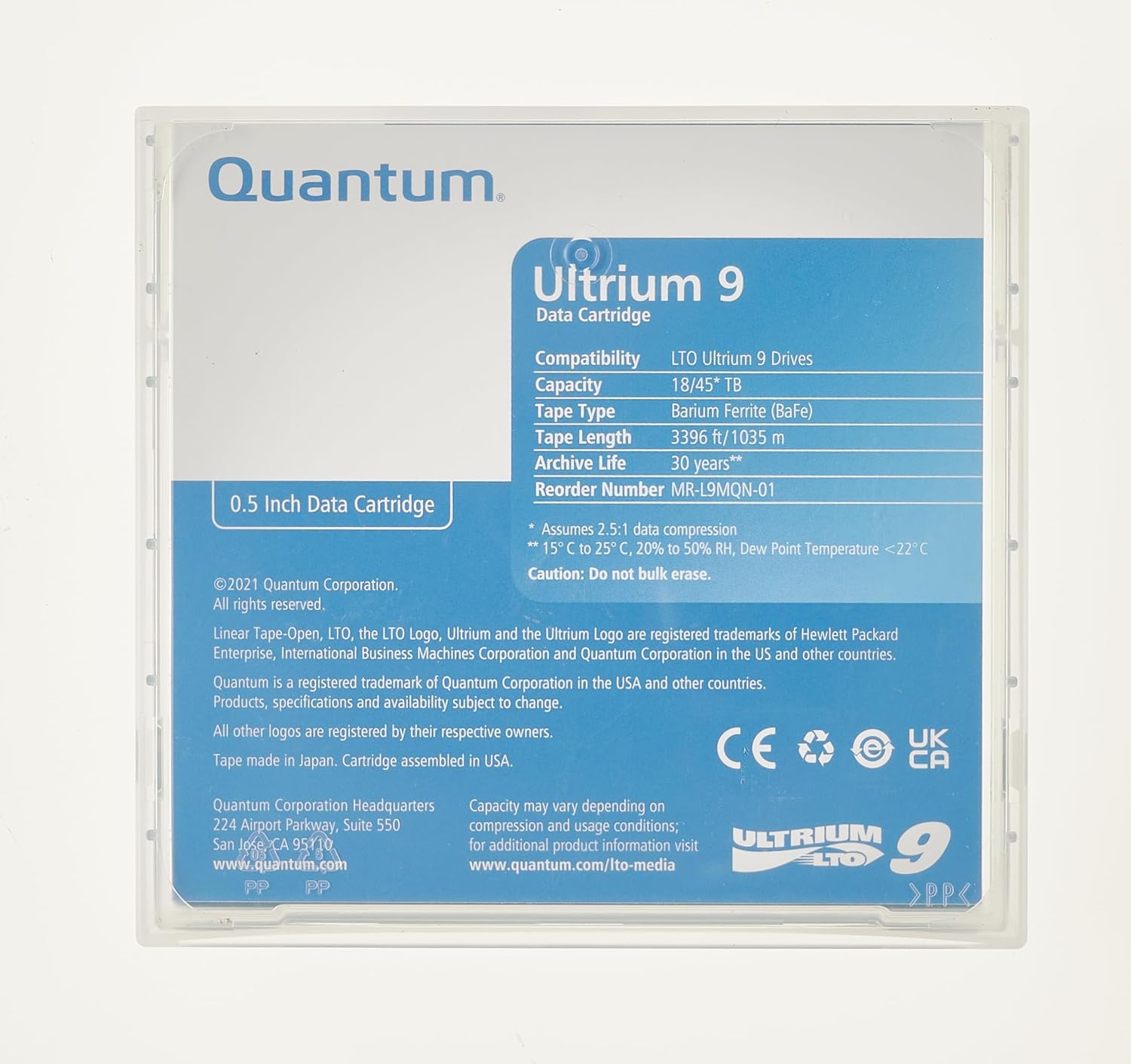 Quantum LTO 9 Data Cart