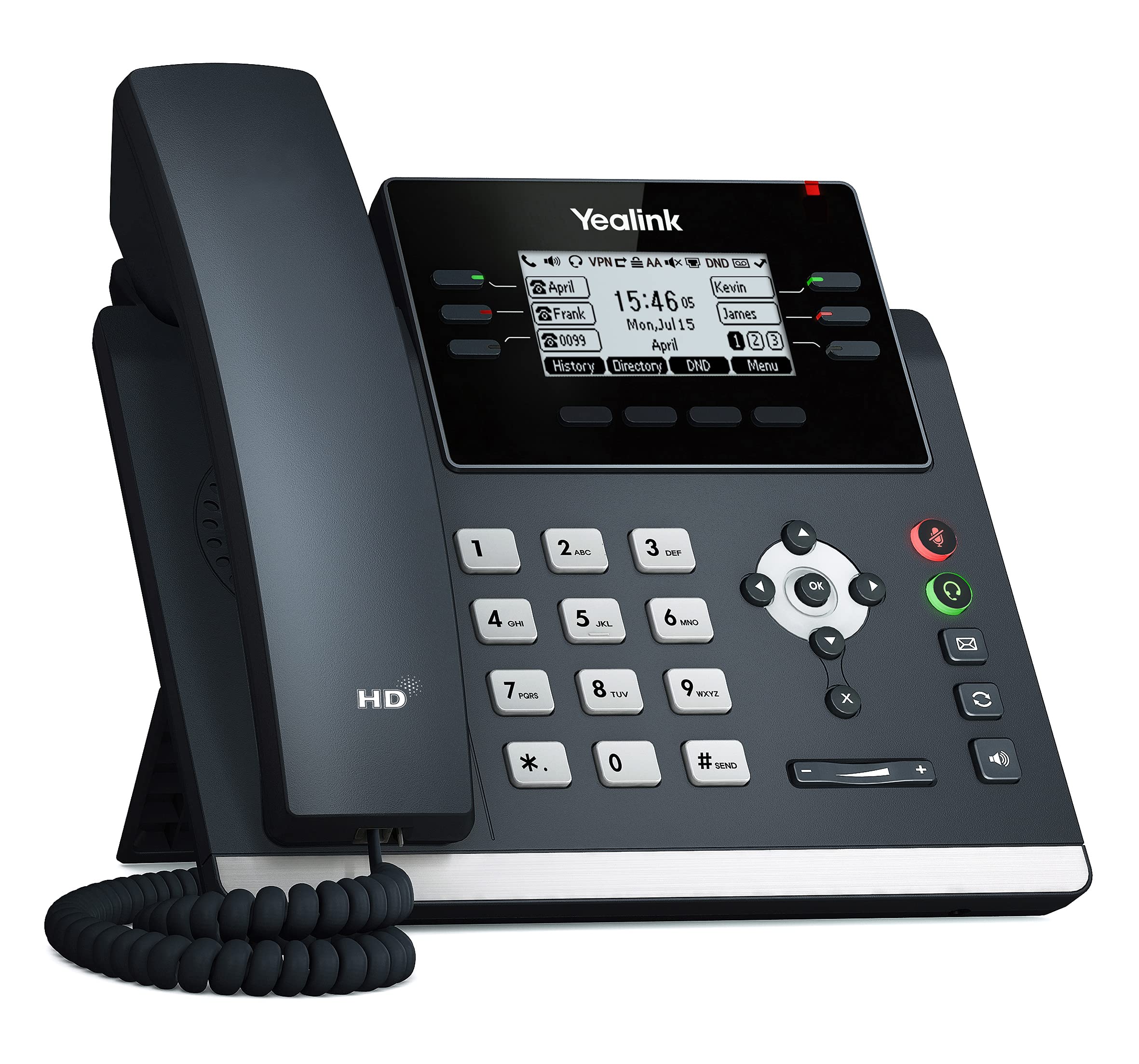 Yealink SIP T42U IP phone Grey LCD Wi-Fi