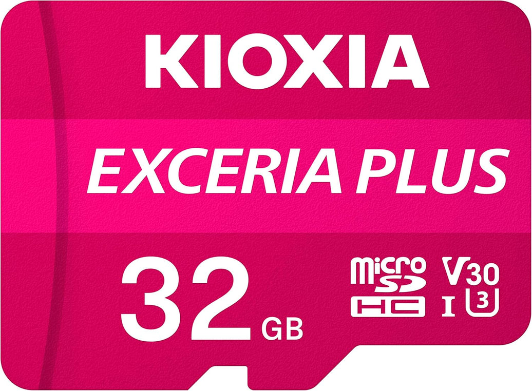 Kioxia 32GB Exceria Plus U3 V30 MicroSD