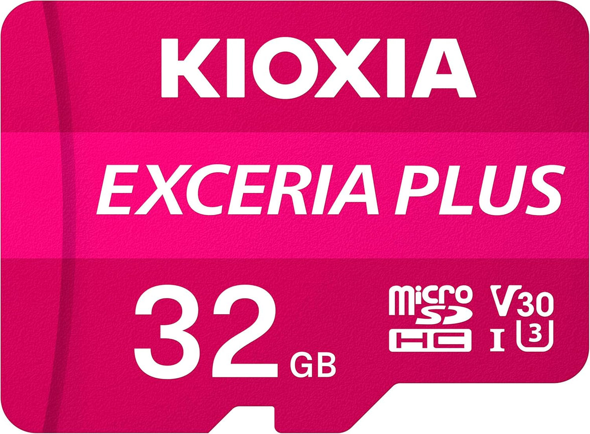 Kioxia 32GB Exceria Plus U3 V30 MicroSD
