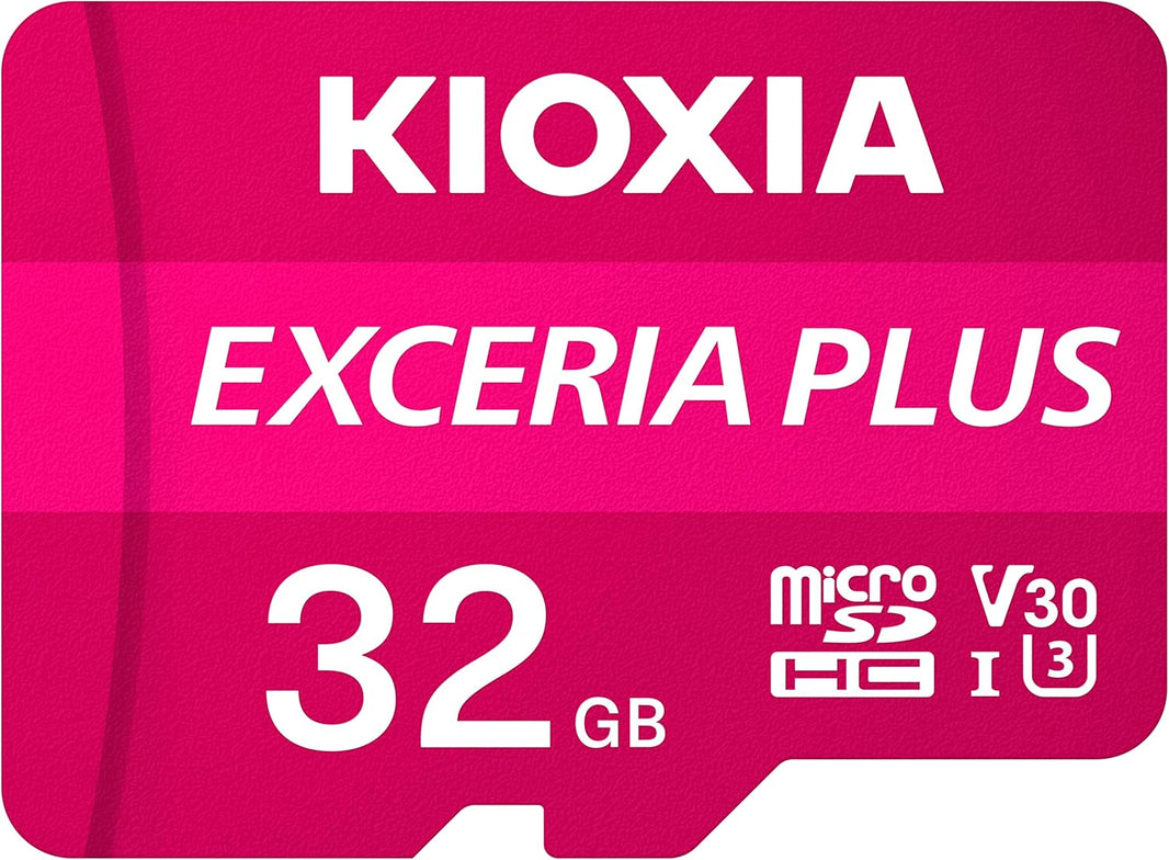 Kioxia 32GB Exceria Plus U3 V30 MicroSD