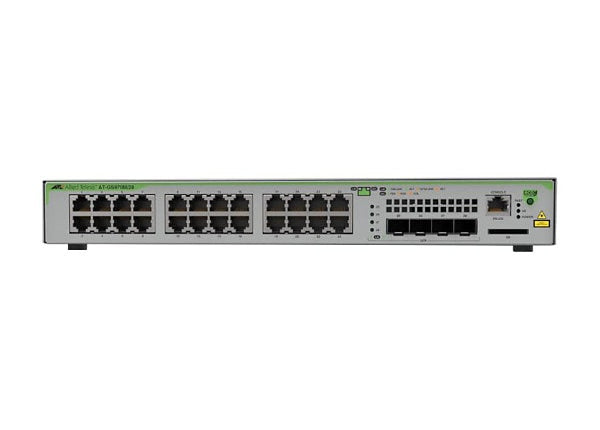 Allied Telesis AT-GS970M/28PS-30 network switch Managed L3 Gigabit Ethernet (10/100/1000) Power over Ethernet (PoE) Grey