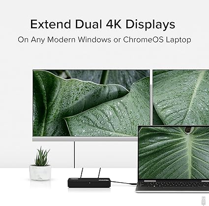 Plugable 4K DP &amp; HDMI Adapter Ethernet