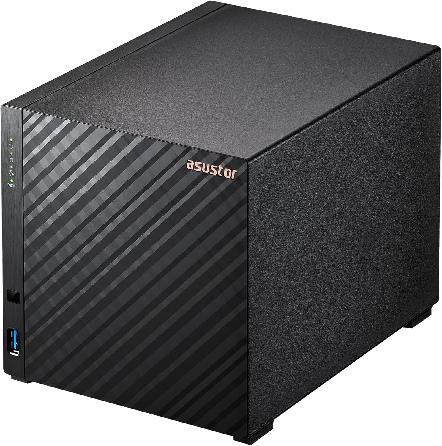 Asustor AS1104T 4 bay NAS Realtek RTD1296 Quad-Core 1.4GHz 1GB 2.5GbE x1 USB3.2 Gen1 x2 WOW