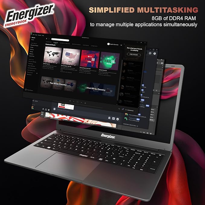 EnergyBook 17.3'' 8GB 256GB IntelCeleron