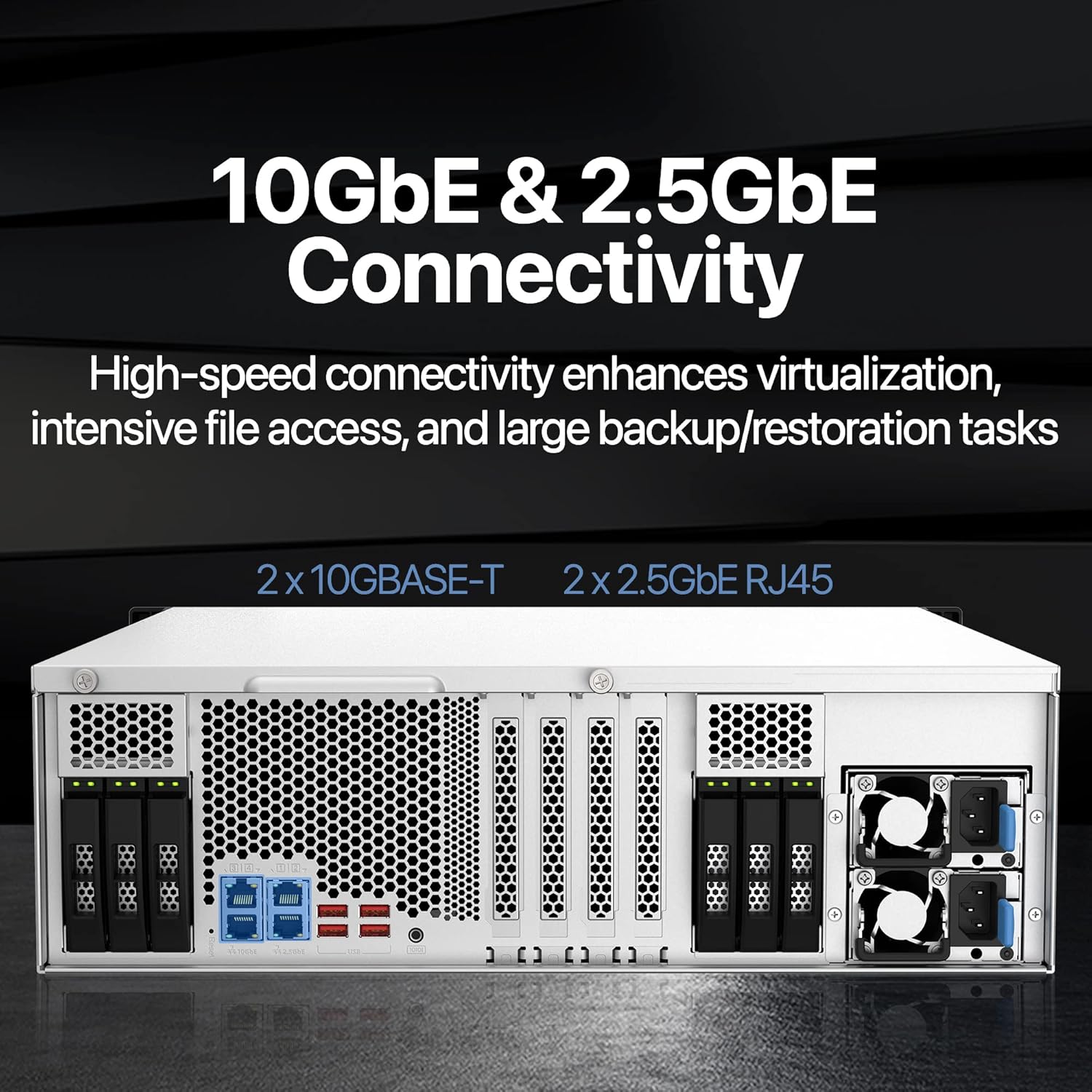 QNAP TS-h2287XU-RP-E2336-32G 22 BAY