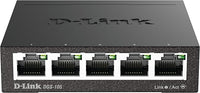 D-Links 5-port 10/100/1000 Gigabit Metal Housing Desktop Switch