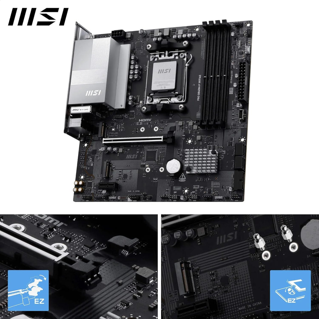 MSI PRO B840M-P WIFI6E M-ATX