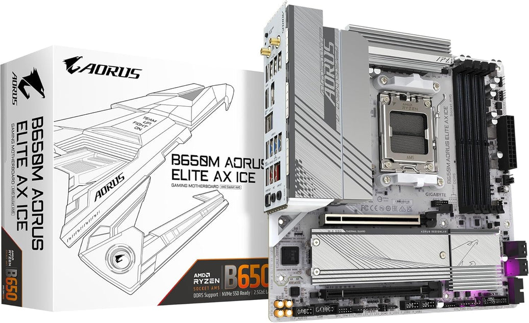 AORUS AM5 B650M AORUS ELITE AX ICE M-ATX