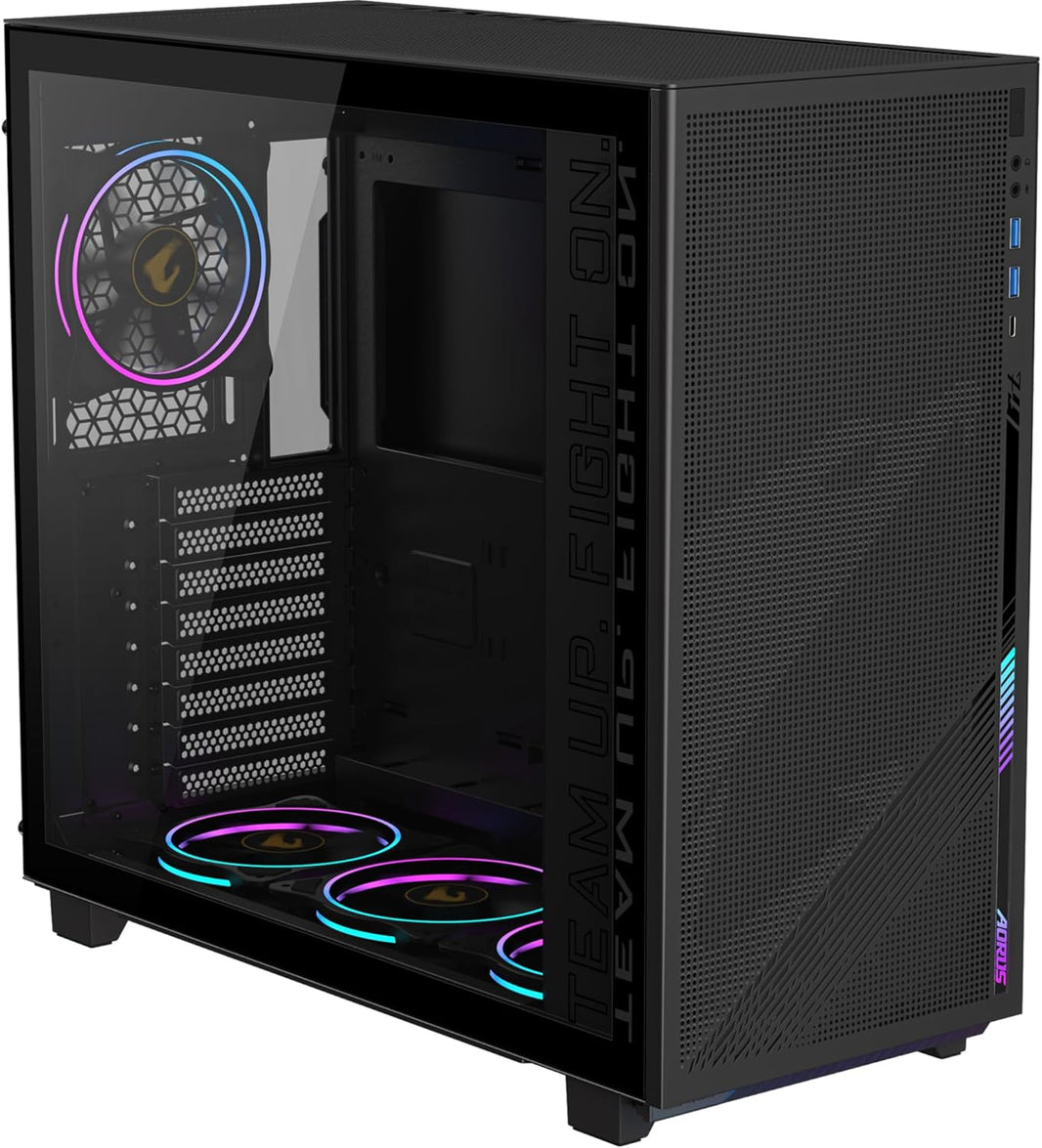 AORUS C400 GLASS MID TOWER CASE BLACK