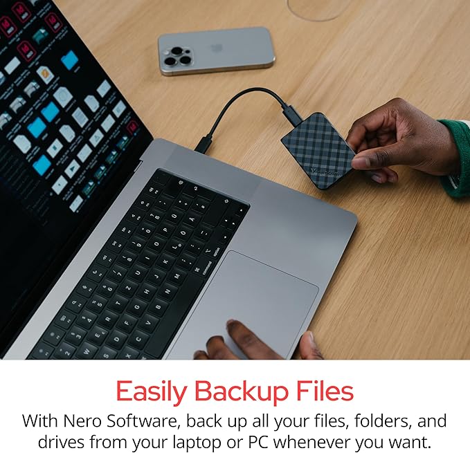 Verbatim STORE N GO PORTABLE SSD 1TB BLK