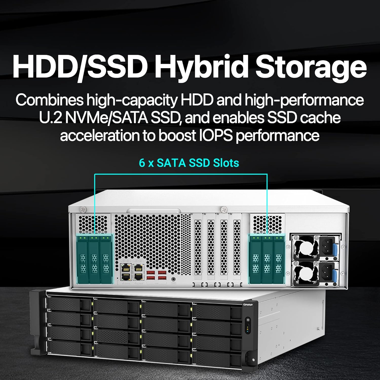 QNAP TS-h2287XU-RP-E2336-32G/160TB IWPRO