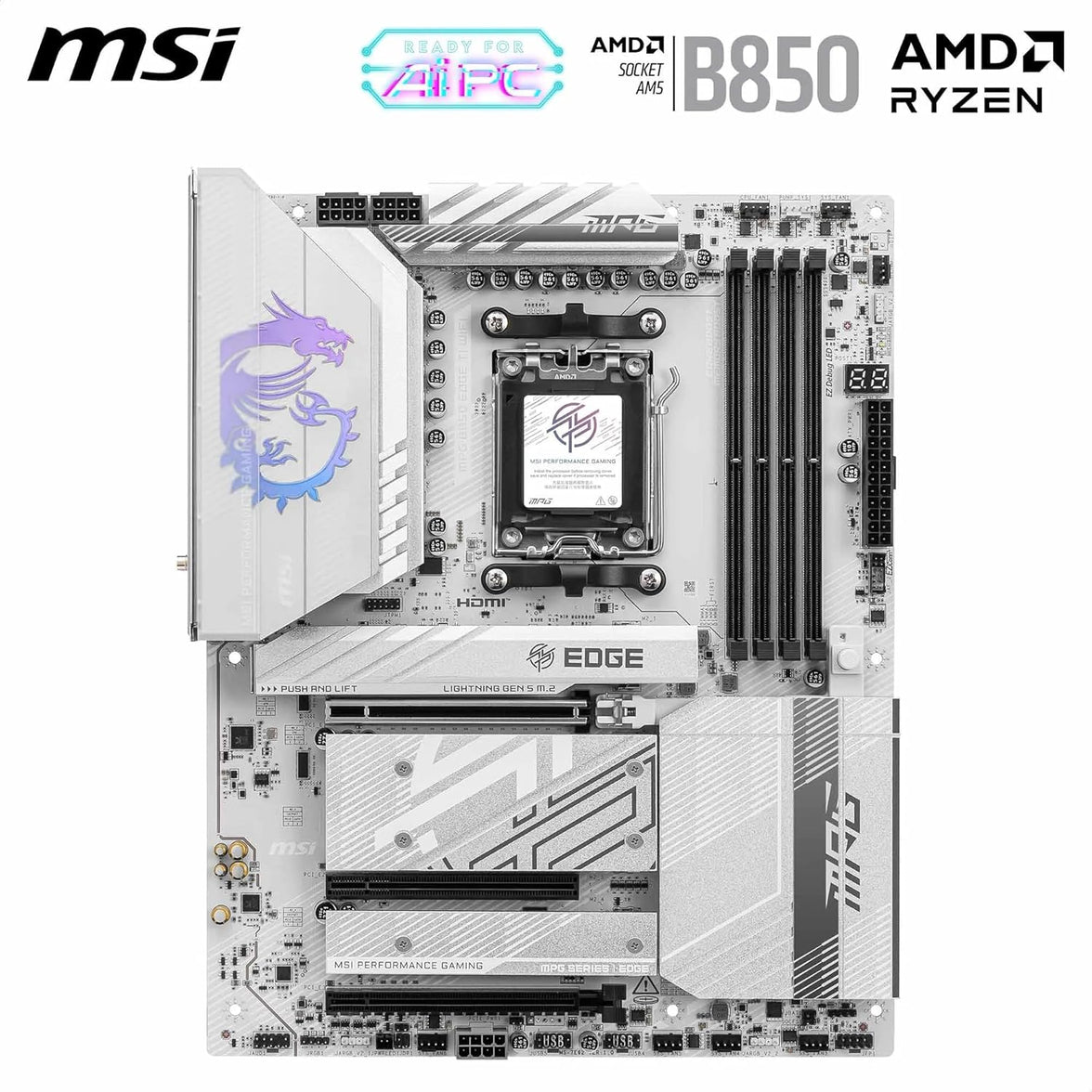 MB AMD AM5 B850I EDGE TI WIFI D5 ITX