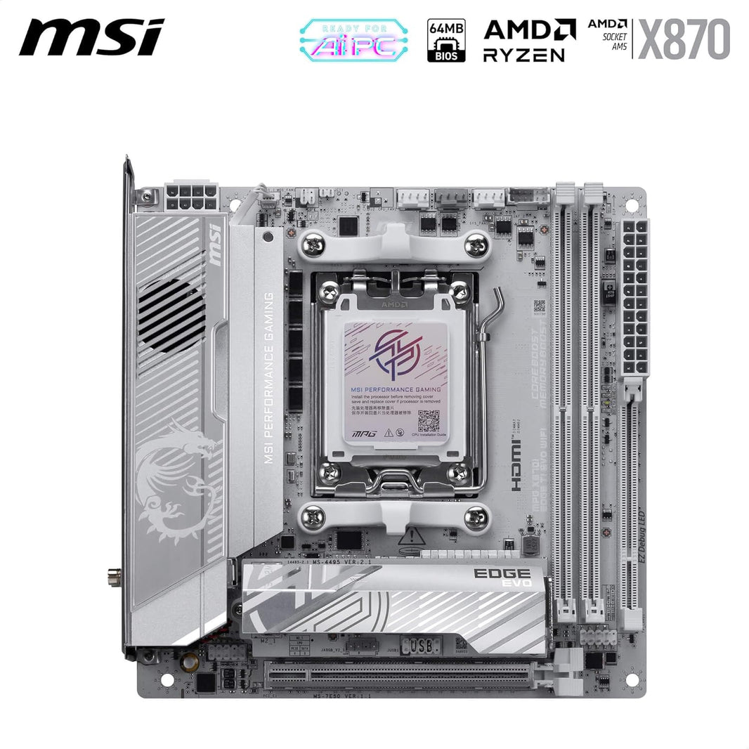 MSI AM5 MPG X870I EDGE TI EVO WIFI M-ITX